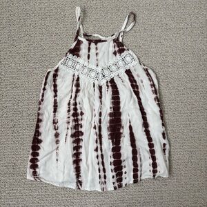 Boho Tie-Dye Sleeveless Top